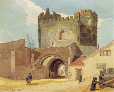 The South Gate, Great Yarmouth, Norfolk by John Sell Cotman